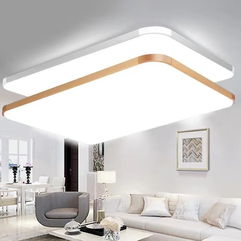 110V/220V Ultra - Thin Surface - Mounted LED Ceiling Light. Modern square & round designs, perfect for bedrooms and kitchens.