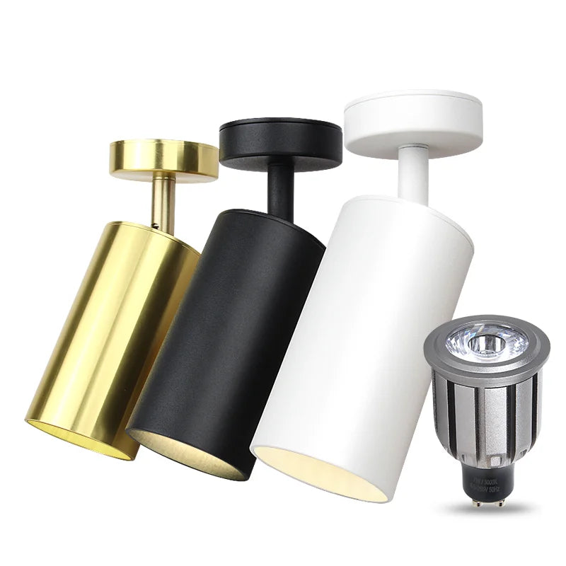 230V Surface - Mounted MR16 and GU10 Track Light Fixtures with Housing