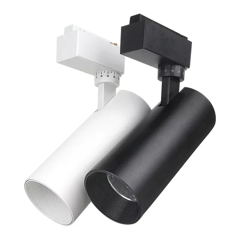 Shenzhen - sourced Modern Kitchen Rail Lamp. Features a black housing and COB LED technology in 20W and 30W options for track lighting.