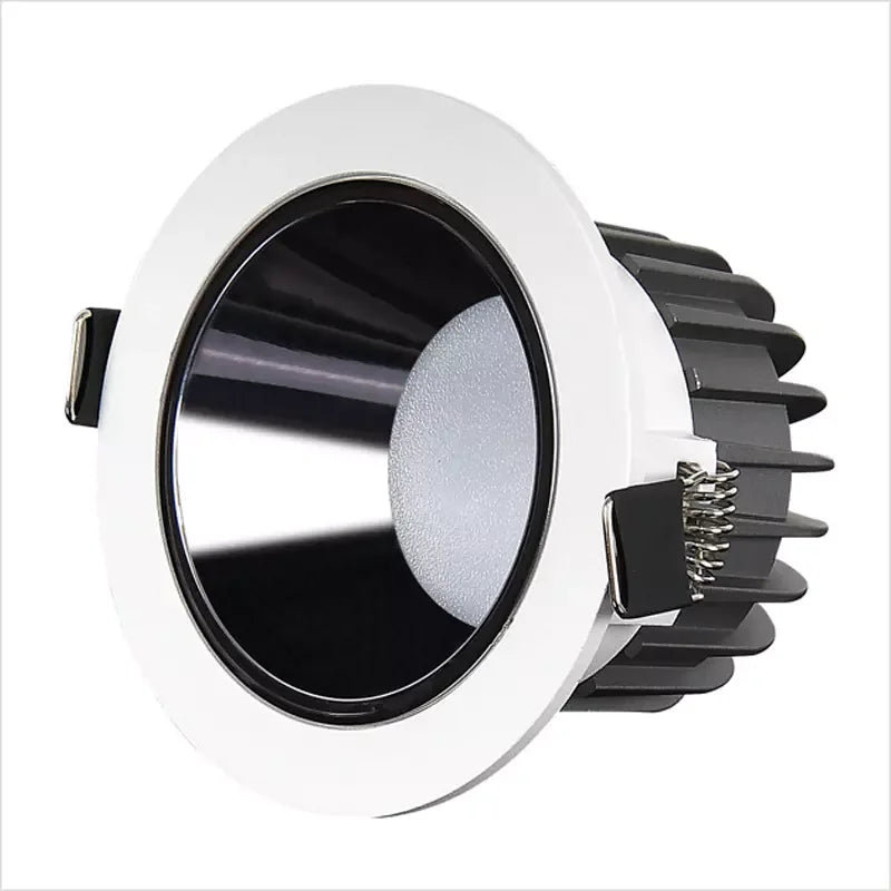 IP65 - Rated SMD LED Recessed Downlights. Anti - glare ceiling lamps suitable for bathrooms, hotels, houses, and kitchens.