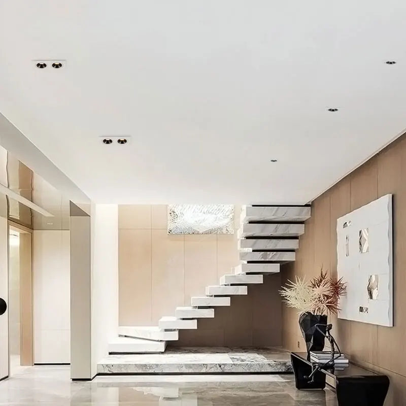 Recessed LED COB Spotlights in Square and Rectangle Shapes
