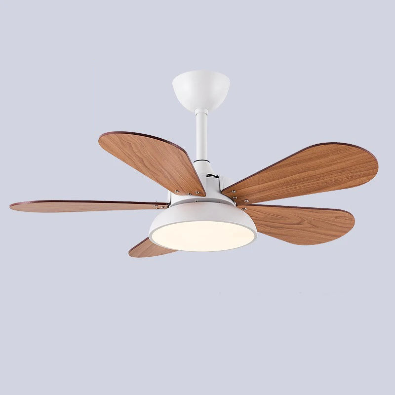 30 - Inch Energy - Efficient LED Ceiling Fan with Light for Kids' Bedrooms. Features charming colorful blades, is remotely controllable, and adds a cute touch to your child's space.