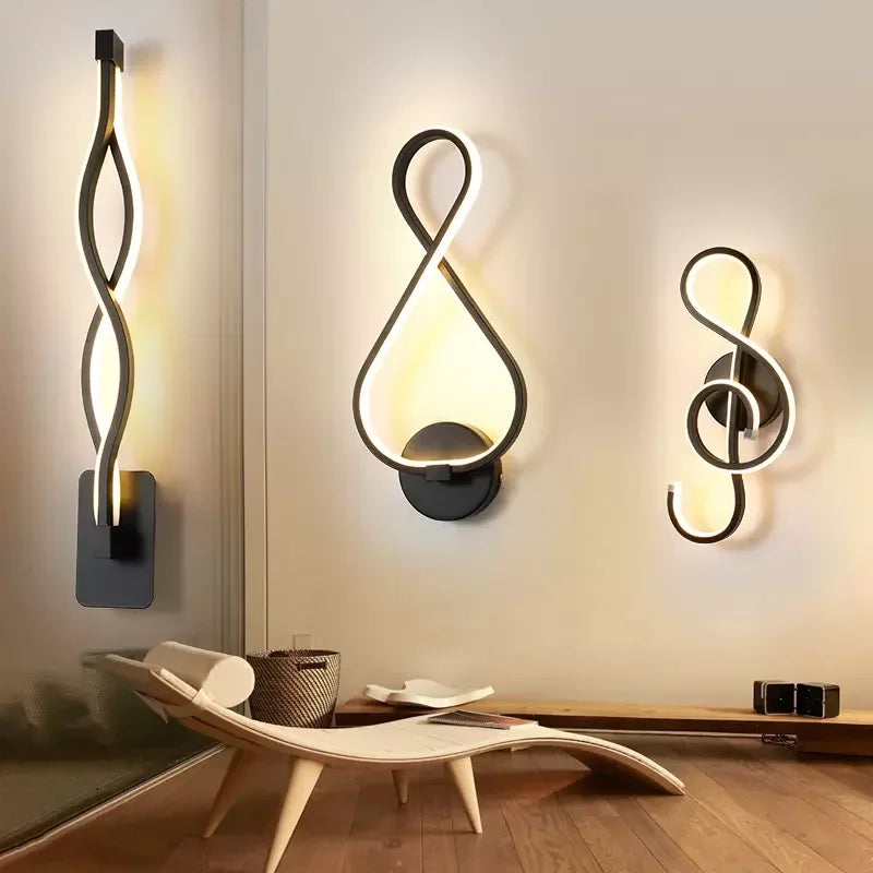 16W Aluminum LED Wall Lamp with Modern - Simple Design. Operates on AC86 - 265V. Ideal for indoor use in bedrooms, living rooms, stairs, and beside beds.