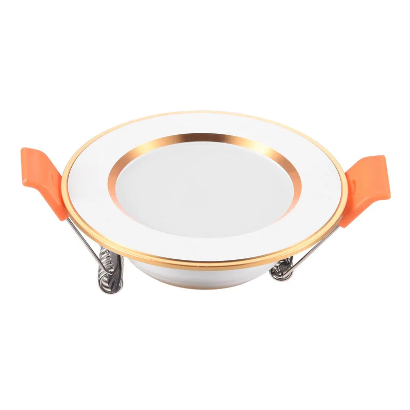 220V LED Recessed Round Downlight. Ideal for bedrooms, indoor living rooms, and home decor lighting as an LED spot lamp.