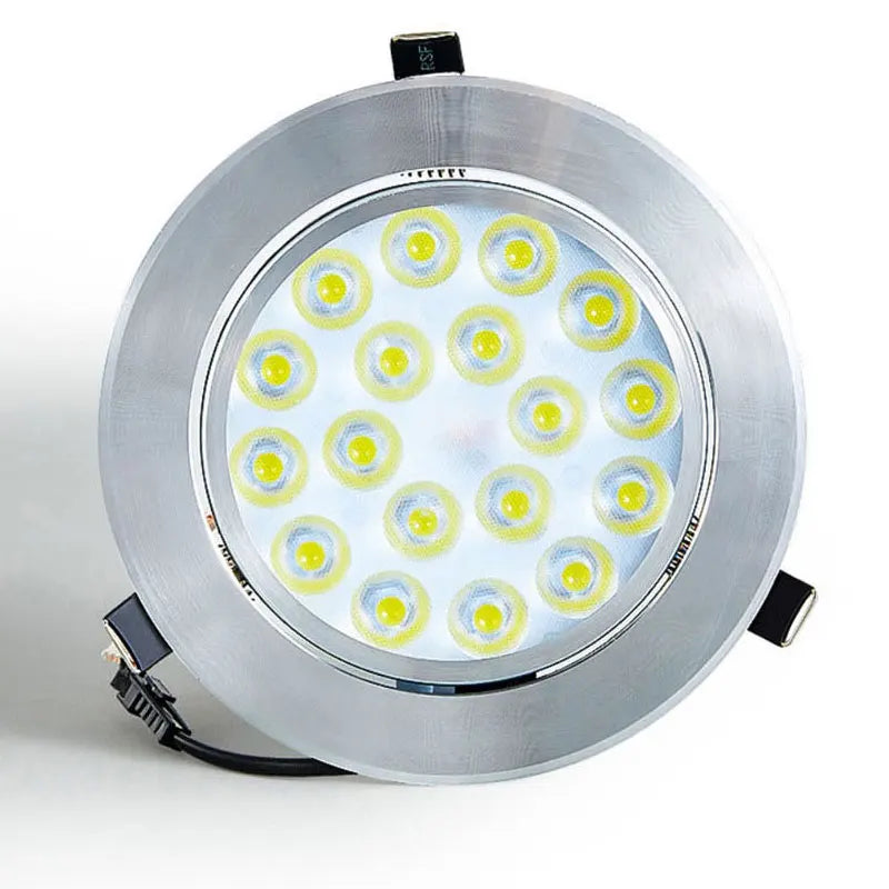 Silver - Colored Aluminium Recessed and Adjustable LED Spotlight