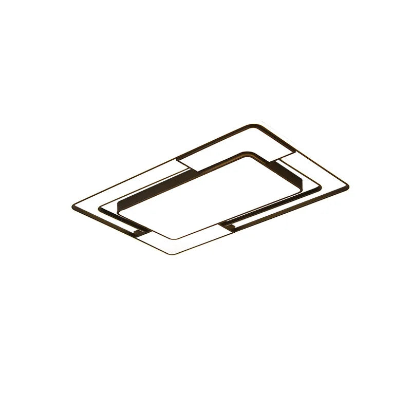 Modern square acrylic LED ceiling lights, designed as a chandelier - style decoration for your living room. They are perfect for adding a contemporary touch to your home, combining functionality with stylish design.