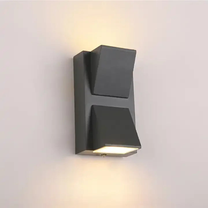 5W/10W Modern & Creative Outdoor LED Wall Lamps. Waterproof, suitable for courtyards, gates, terraces, balconies, and gardens.