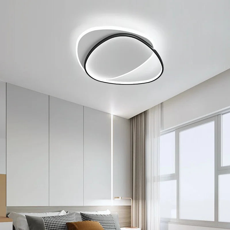 Modern Round LED Ceiling Lights. Ideal for bedrooms, studies, and living rooms. Indoor lighting lamps for decoration.