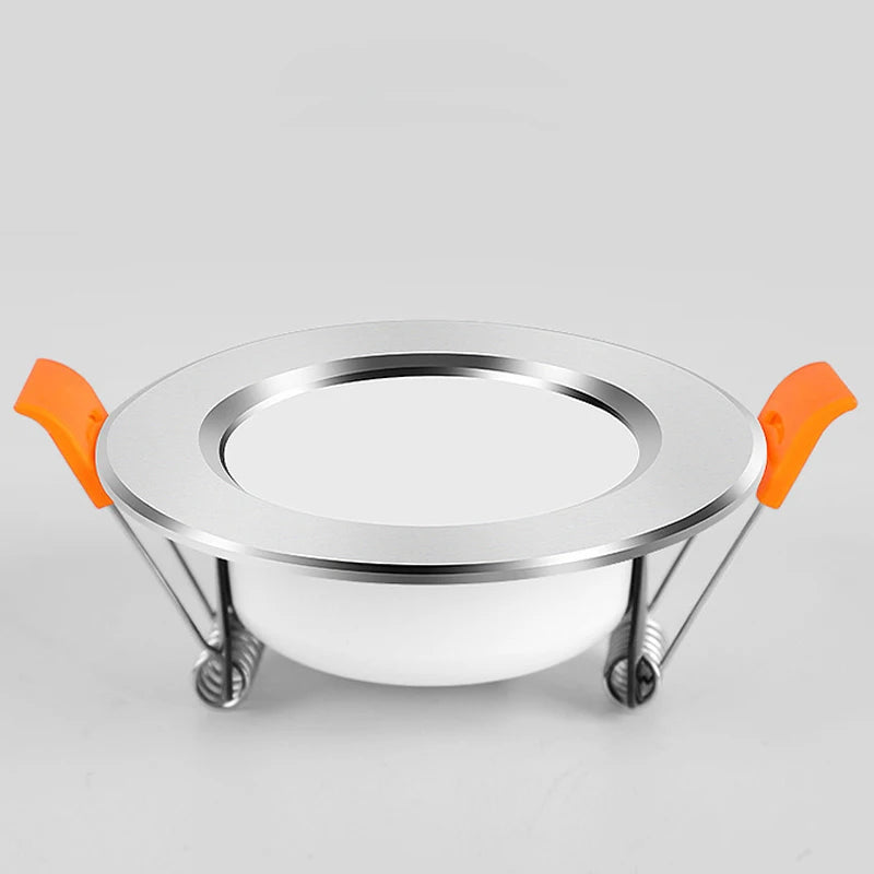220V LED Recessed Round Downlight. Ideal for bedrooms, indoor living rooms, and home decor lighting as an LED spot lamp.