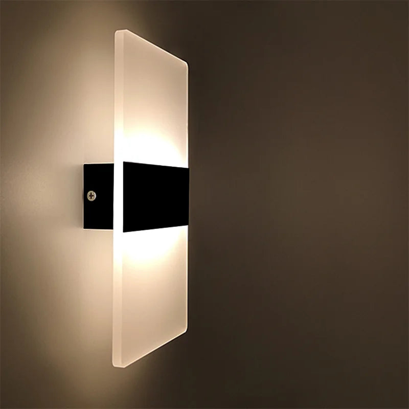 20V/110V LED Wall Light. Suitable for bedroom bedside, living room, balcony, aisle, and corridor as a wall sconce lamp.