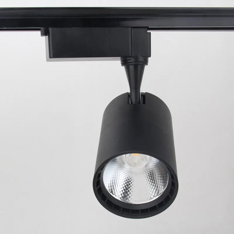 Dimmable Mini Rail LED Track Lights with 3 - 4 Phase Wire. Adjustable COB Spot, available in 7W, 10W, 12W, 15W, 20W, 30W, 35W, 40W.