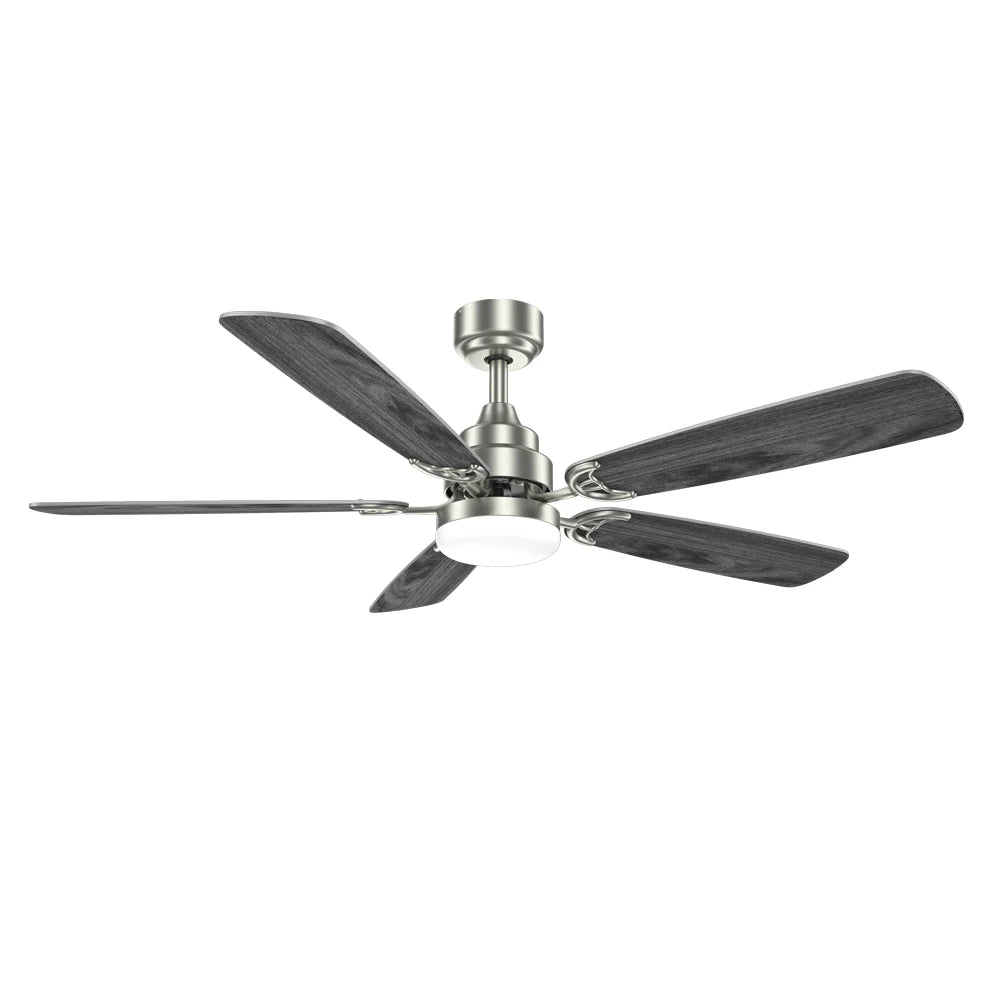 2025 Modern Smart Ceiling Fan: 52 - Inch Large Industrial - Style Ventilation Fan with Fancy Lights