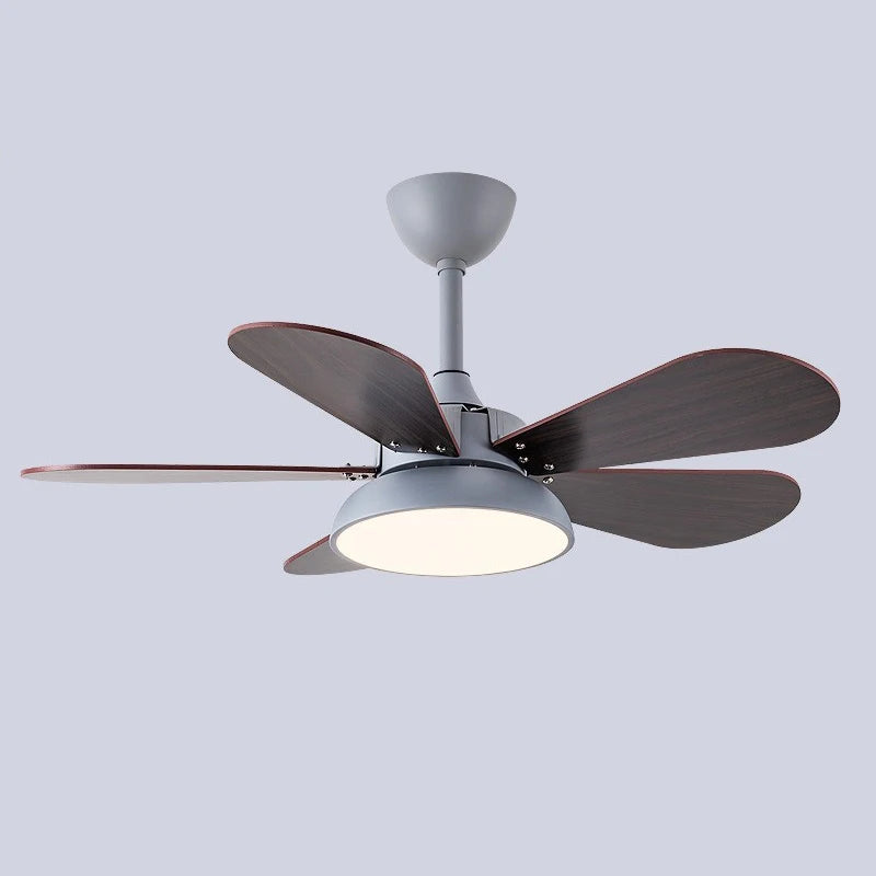 30 - Inch Energy - Efficient LED Ceiling Fan with Light for Kids' Bedrooms. Features charming colorful blades, is remotely controllable, and adds a cute touch to your child's space.