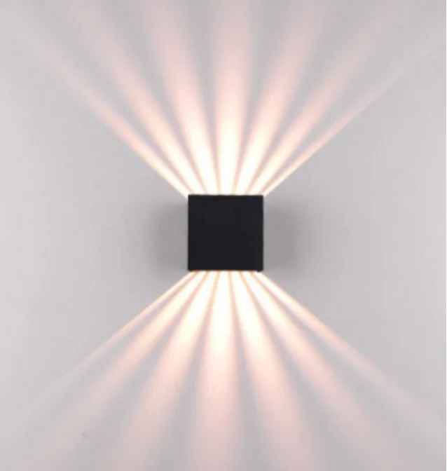 Waterproof Outdoor LED Wall Lights for Home Decoration. Suitable for Gardens, Balconies, Gates. Modern Design, AC85 - 265V
