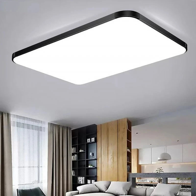 110V/220V Ultra - Thin Surface - Mounted LED Ceiling Light. Modern square & round designs, perfect for bedrooms and kitchens.