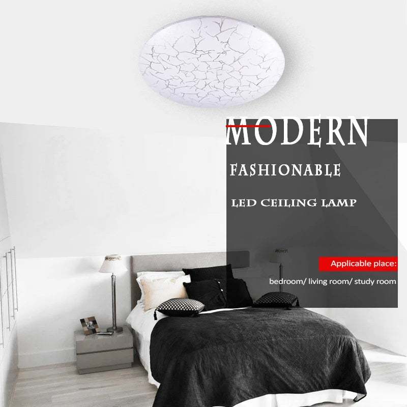 Contemporary Round LED Ceiling Lights: Ideal for Living Rooms and Bedrooms, with a Surface - Mount Design