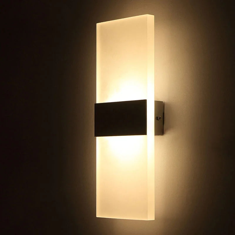 20V/110V LED Wall Light. Suitable for bedroom bedside, living room, balcony, aisle, and corridor as a wall sconce lamp.