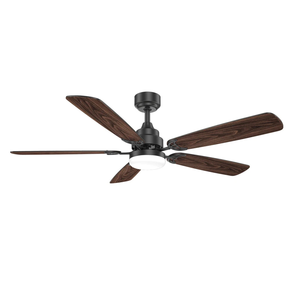 2025 Modern Smart Ceiling Fan: 52 - Inch Large Industrial - Style Ventilation Fan with Fancy Lights