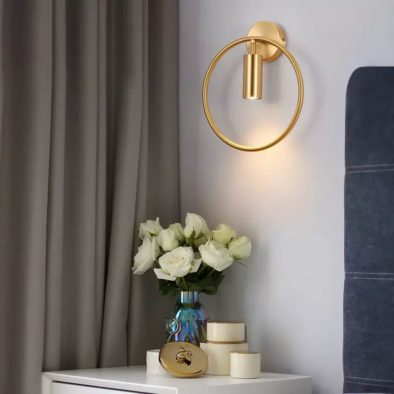 Post - Modern 5W GU10 LED Luxury Wall Lamp. Operates on AC95 - 260V, suitable for living rooms, bedrooms, and bedside use as indoor wall fixtures lighting.