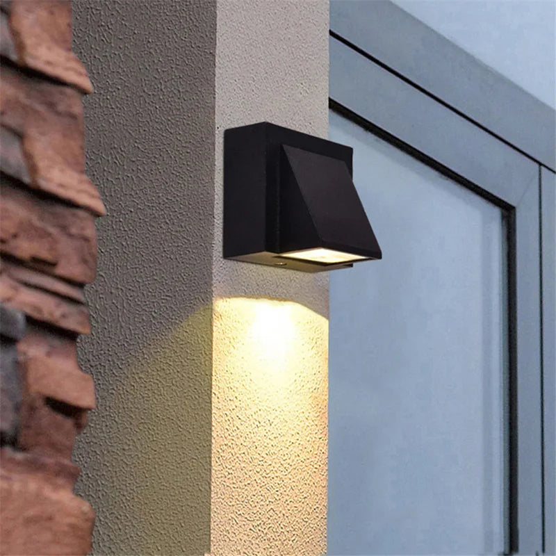 5W/10W Modern & Creative Outdoor LED Wall Lamps. Waterproof, suitable for courtyards, gates, terraces, balconies, and gardens.