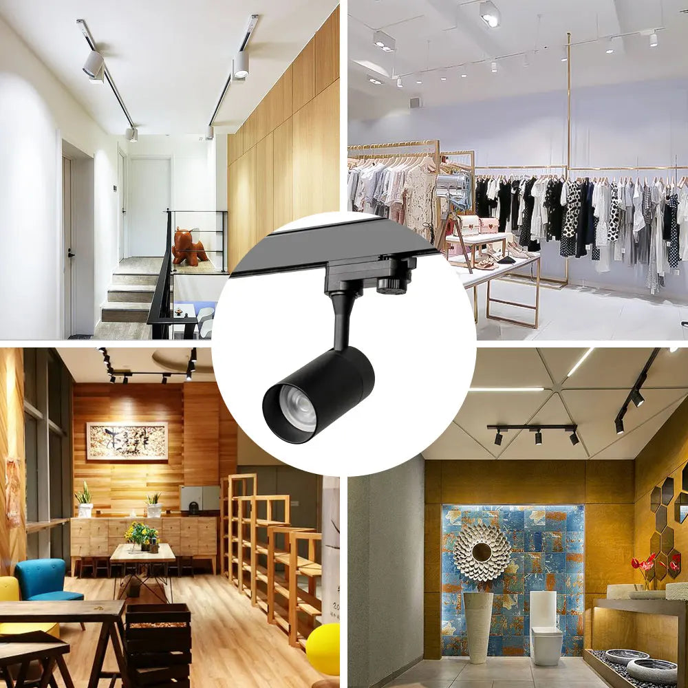 230V Surface - Mounted MR16 and GU10 Track Light Fixtures with Housing