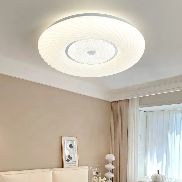 Modern - designed LED ceiling lamps are a perfect addition to your house for home lighting. These lights are versatile, suitable for both the living room and bedroom, offering a blend of style and illumination to enhance any interior space.