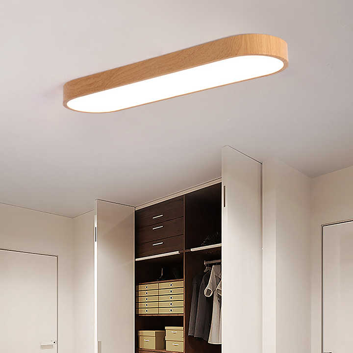 Wood Ceiling Light Eye protection Bedroom Light Modern Minimalist Creative Atmospheric Chandelier