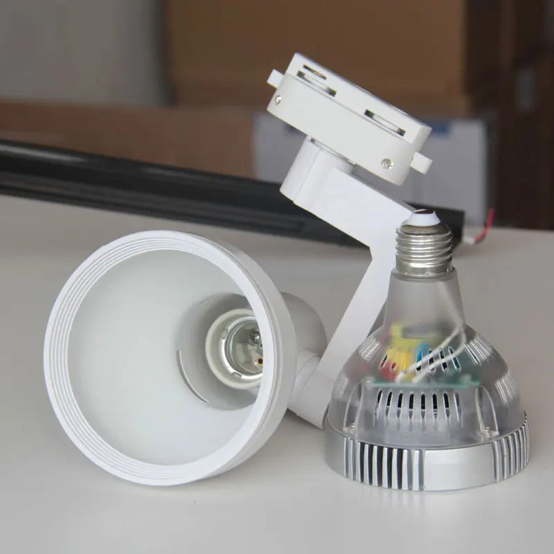 35W SMD LED Track Light with PAR30 Bulb, Ideal for Kitchen Rail Systems