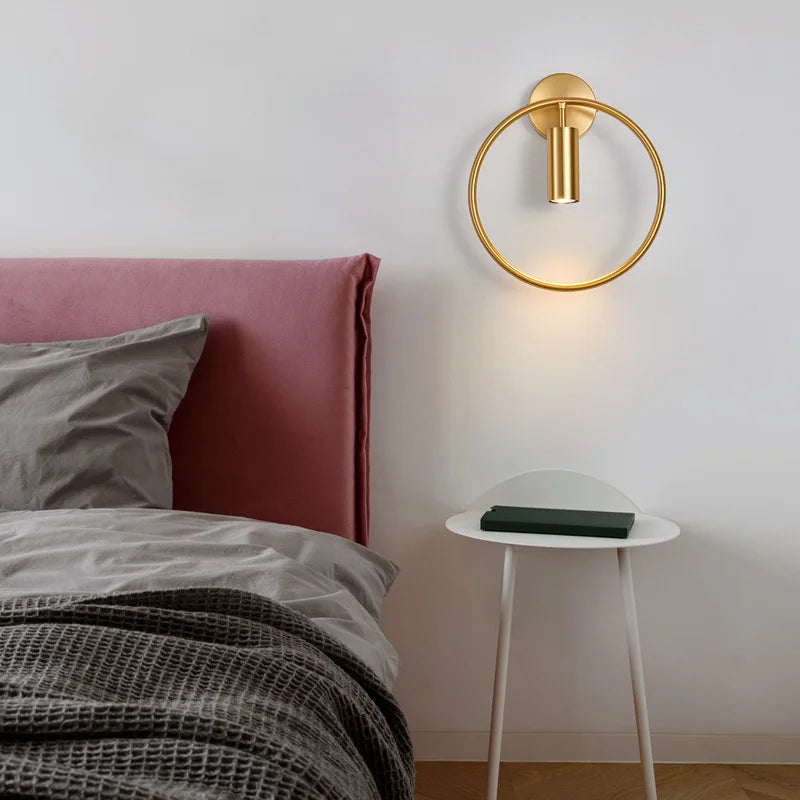 Post - Modern 5W GU10 LED Luxury Wall Lamp. Operates on AC95 - 260V, suitable for living rooms, bedrooms, and bedside use as indoor wall fixtures lighting.