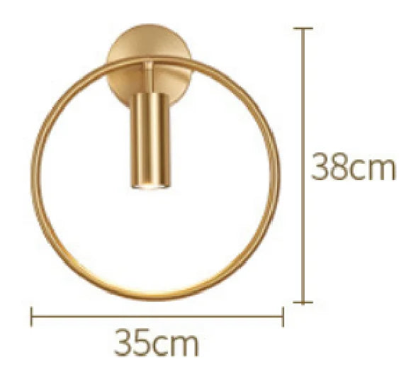 Post - Modern 5W GU10 LED Luxury Wall Lamp. Operates on AC95 - 260V, suitable for living rooms, bedrooms, and bedside use as indoor wall fixtures lighting.