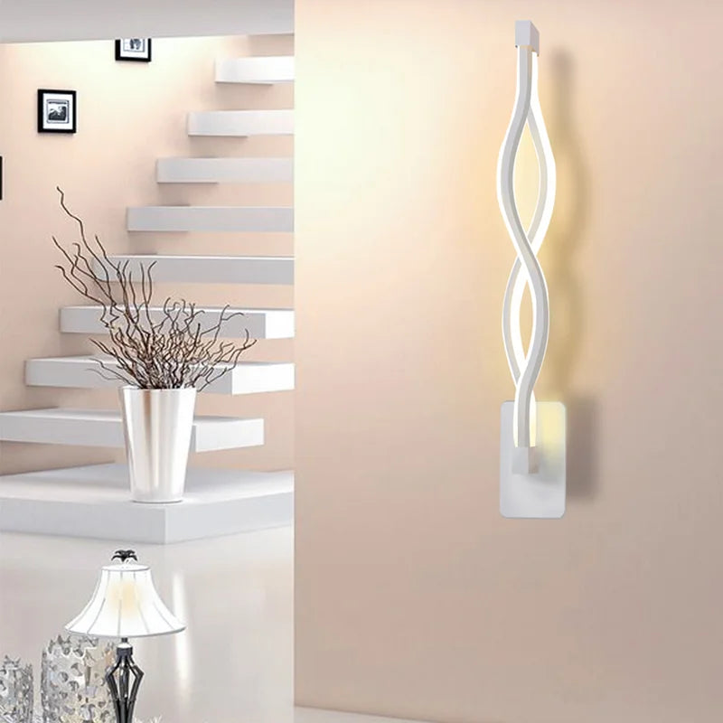 16W Aluminum LED Wall Lamp with Modern - Simple Design. Operates on AC86 - 265V. Ideal for indoor use in bedrooms, living rooms, stairs, and beside beds.