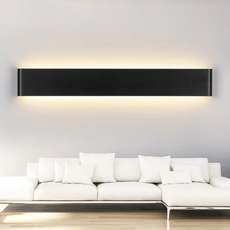 Modern Aluminum LED Wall Sconce for Indoor Decor. Ideal for bedrooms and living rooms, available in 3 styles for home wall lighting.
