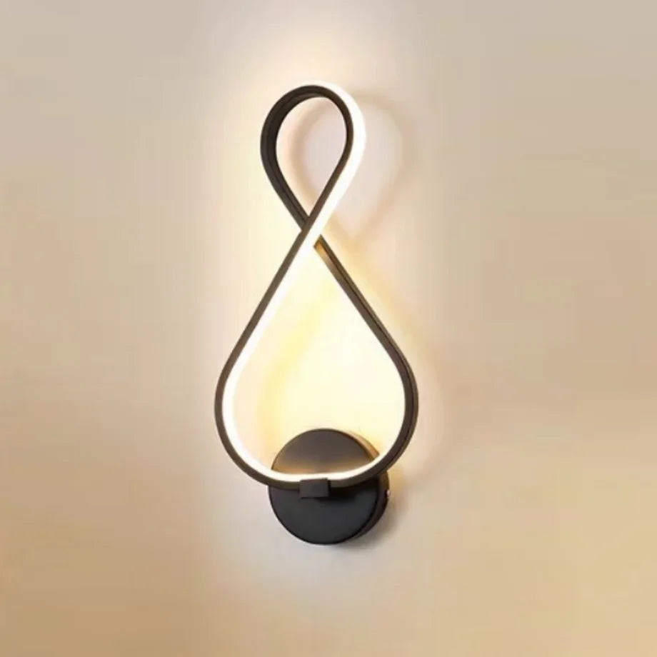 16W Aluminum LED Wall Lamp with Modern - Simple Design. Operates on AC86 - 265V. Ideal for indoor use in bedrooms, living rooms, stairs, and beside beds.