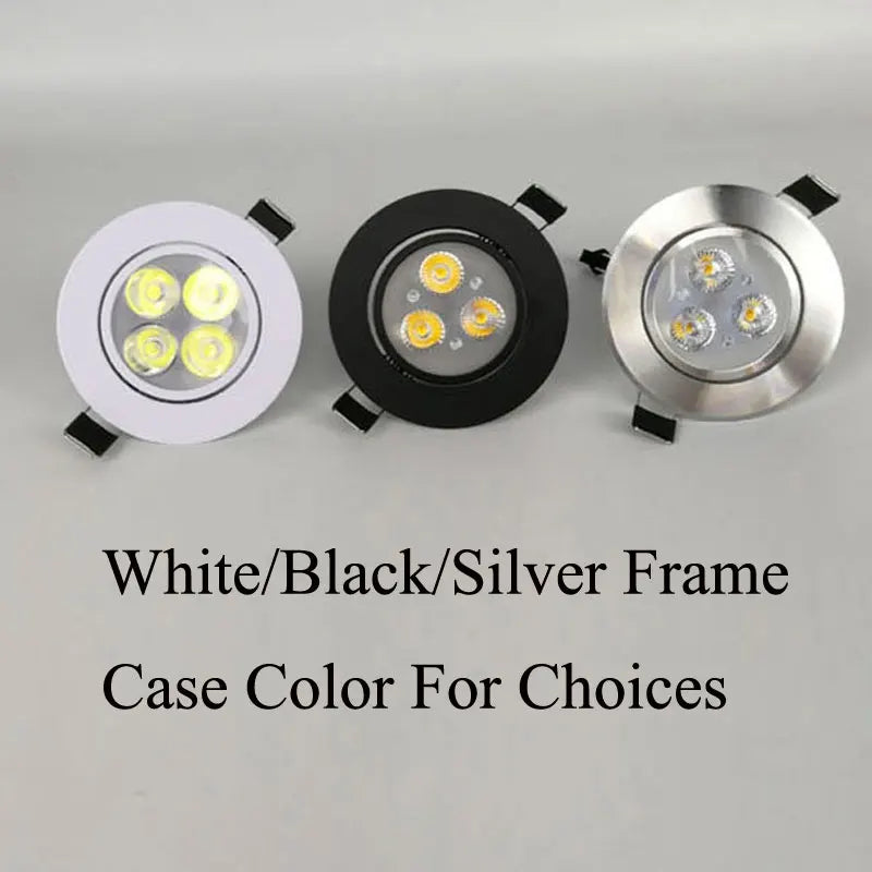 Silver - Colored Aluminium Recessed and Adjustable LED Spotlight