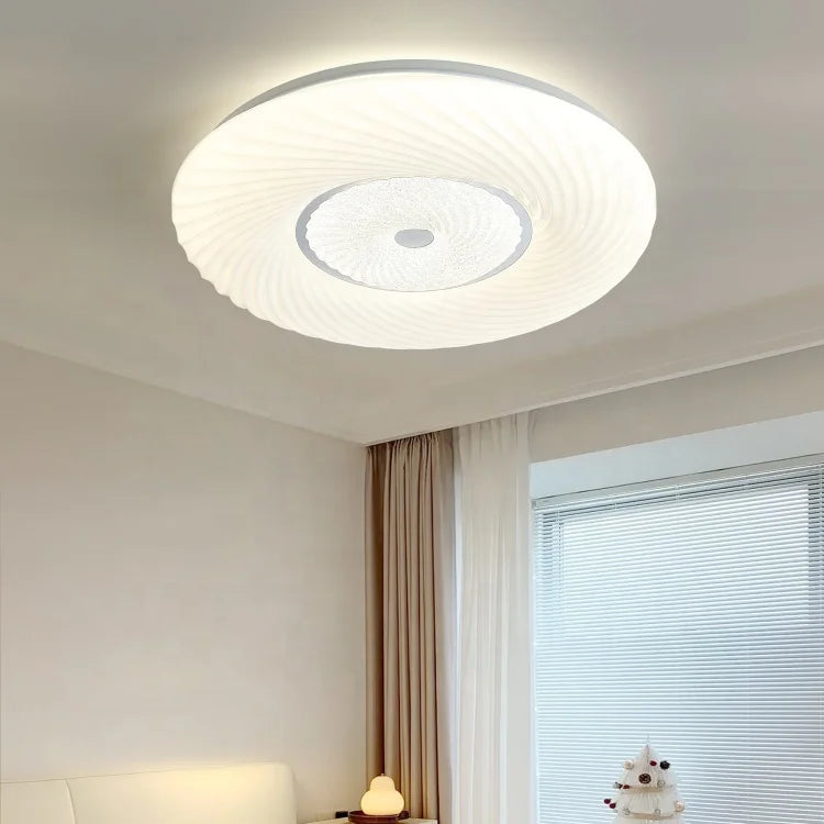 Modern - designed LED ceiling lamps are a perfect addition to your house for home lighting. These lights are versatile, suitable for both the living room and bedroom, offering a blend of style and illumination to enhance any interior space.