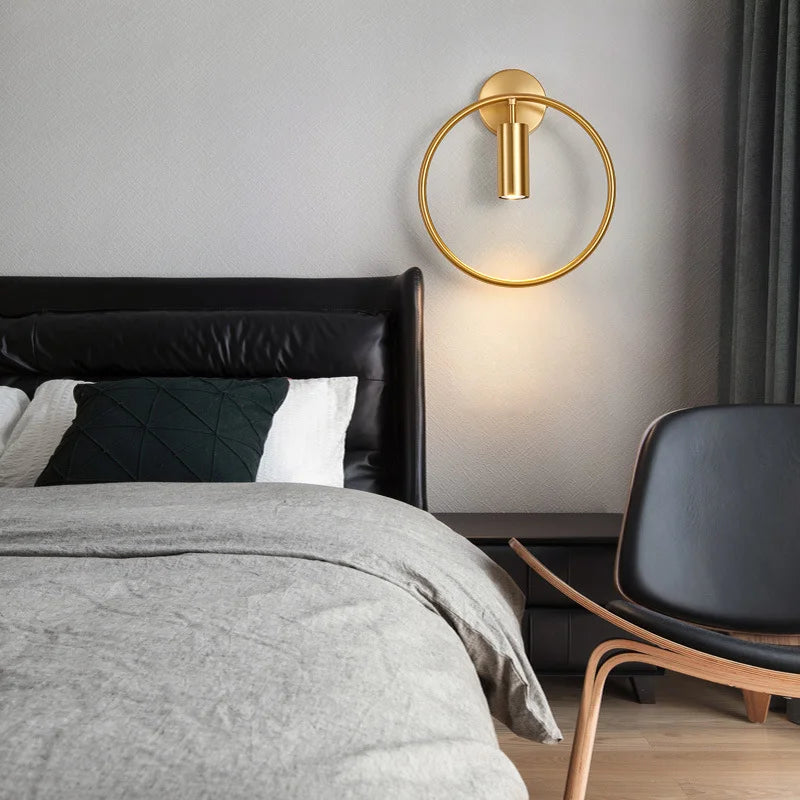 Post - Modern 5W GU10 LED Luxury Wall Lamp. Operates on AC95 - 260V, suitable for living rooms, bedrooms, and bedside use as indoor wall fixtures lighting.