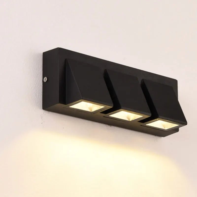5W/10W Modern & Creative Outdoor LED Wall Lamps. Waterproof, suitable for courtyards, gates, terraces, balconies, and gardens.