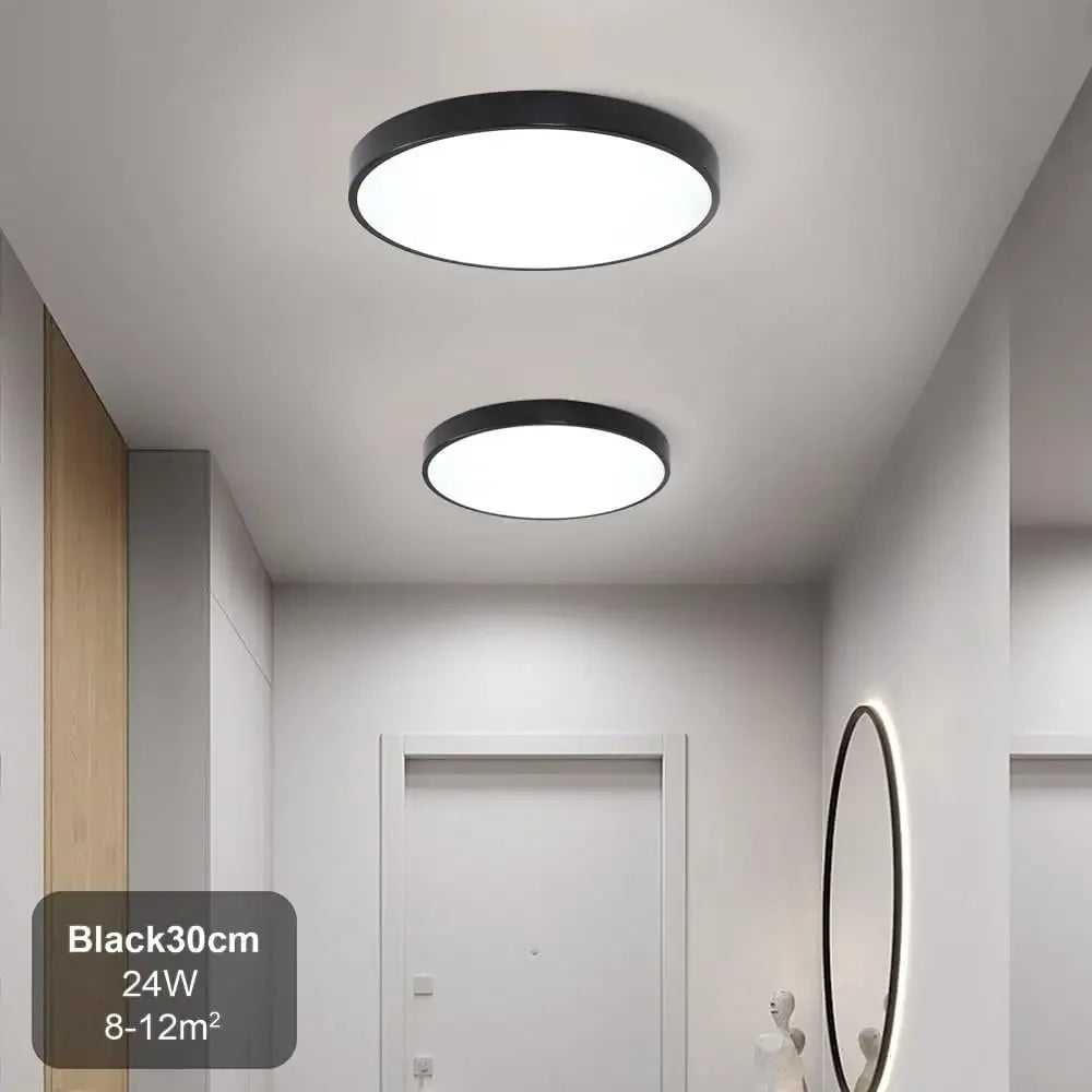 High - Quality, New - Generation Modern Minimalist Bedroom Ceiling Lamp. This surface - mounted, slim - profile LED ceiling light combines sleek design with top - notch quality, bringing a touch of elegance and functionality to your bedroom.