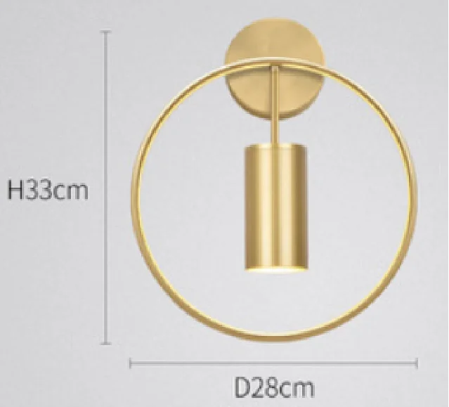 Post - Modern 5W GU10 LED Luxury Wall Lamp. Operates on AC95 - 260V, suitable for living rooms, bedrooms, and bedside use as indoor wall fixtures lighting.