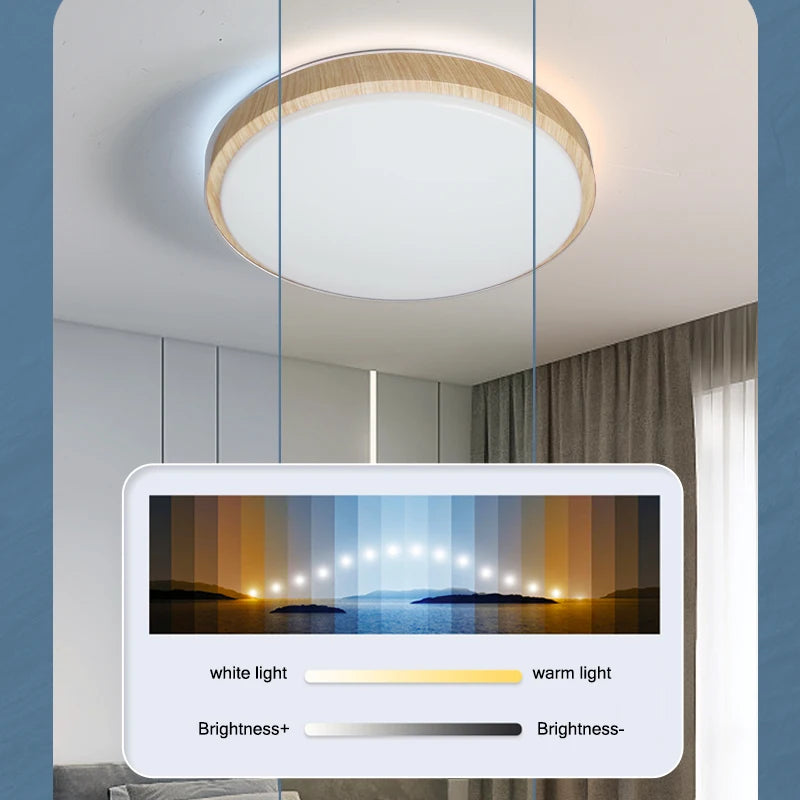 Manufacturer - crafted modern - designed 3CCT remote - dimming LED ceiling lights. These surface - mounted fixtures are ideal for home decor, suitable for both living rooms and bedrooms, offering customizable lighting to enhance any interior space.