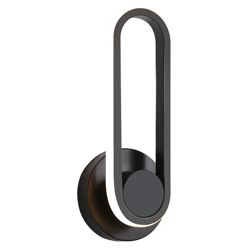 AC90 - 260V Bedroom Bedside Wall Light. Made of aluminum, this simple light fixture features a 330° rotatable adjustable light angle for versatile illumination.