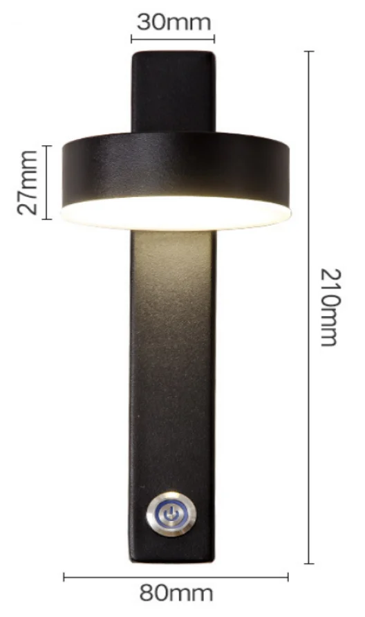 Modern Rotatable LED Wall Sconce in Black and Gold. Ideal for living rooms, bedrooms, bedside areas, aisles, and studies. Perfect for home indoor decoration.
