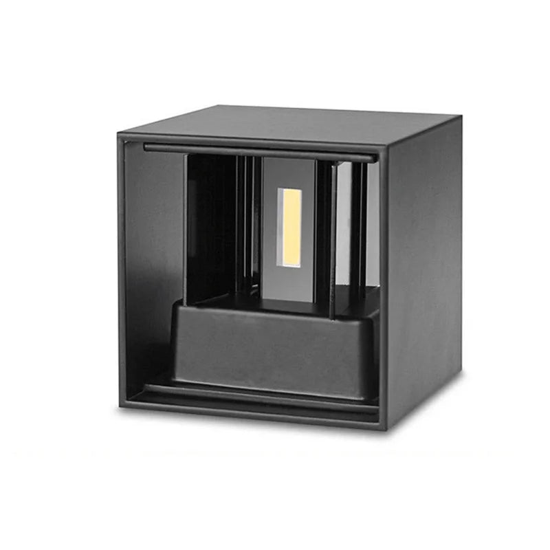 AC110V/220V IP65 - Rated LED Wall Lamp. Made of aluminium, suitable for outdoor use on balconies, porches, in gardens, yards, and aisles, also for indoor bedside decor lighting.
