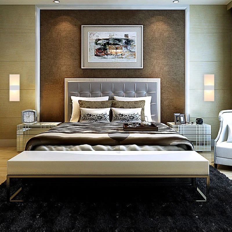 20V/110V LED Wall Light. Suitable for bedroom bedside, living room, balcony, aisle, and corridor as a wall sconce lamp.