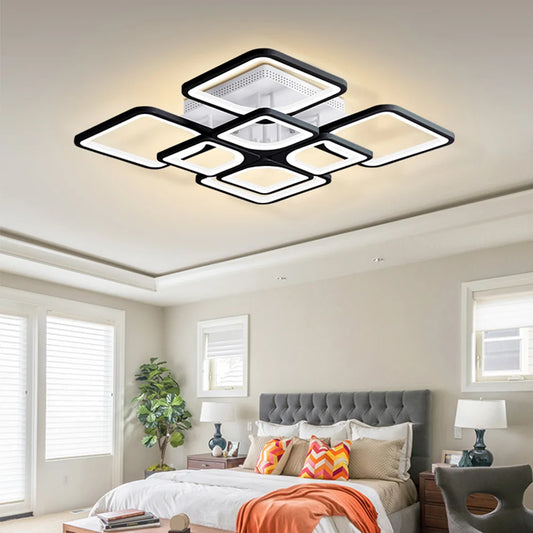 New Modern LED Ceiling Light Fixture. Ideal for Living Rooms, Bedrooms, and Dining Rooms in Home Decor.