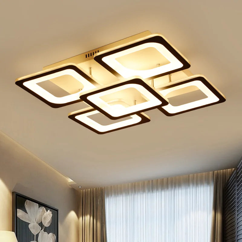 New Modern LED Ceiling Light Fixture. Ideal for Living Rooms, Bedrooms, and Dining Rooms in Home Decor.