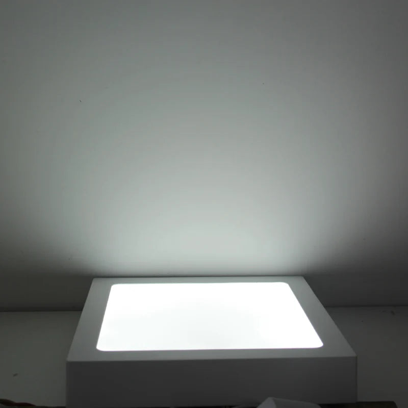 AC85 - 265V White LED SMD2835 Panel Lights. Available in 6W, 12W, 18W, 24W. Surface - mounted, with round and square options for LED downlighting.