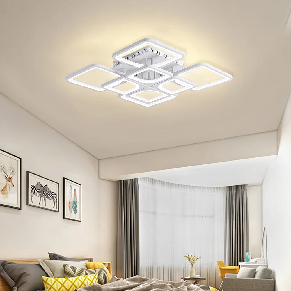 New Modern LED Ceiling Light Fixture. Ideal for Living Rooms, Bedrooms, and Dining Rooms in Home Decor.
