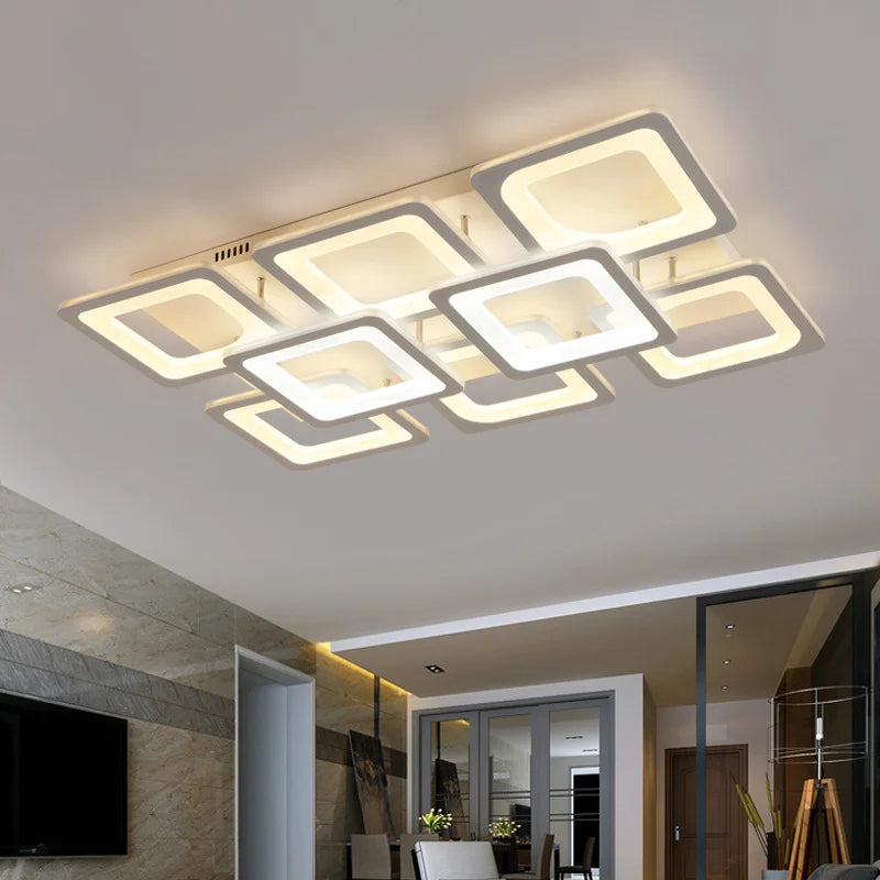 New Modern LED Ceiling Light Fixture. Ideal for Living Rooms, Bedrooms, and Dining Rooms in Home Decor.