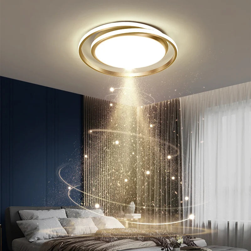 Modern Luxury LED Gold Ceiling Chandelier. Perfect for bedrooms, living and dining rooms, as well as restaurants and hotels for interior lighting.